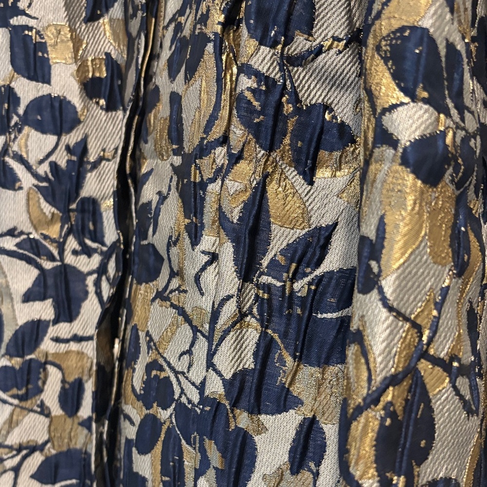 NWT Rickie Freeman Teri Jon taffeta floral front-button cocktail dress, Size 8 - Picture 8 of 15